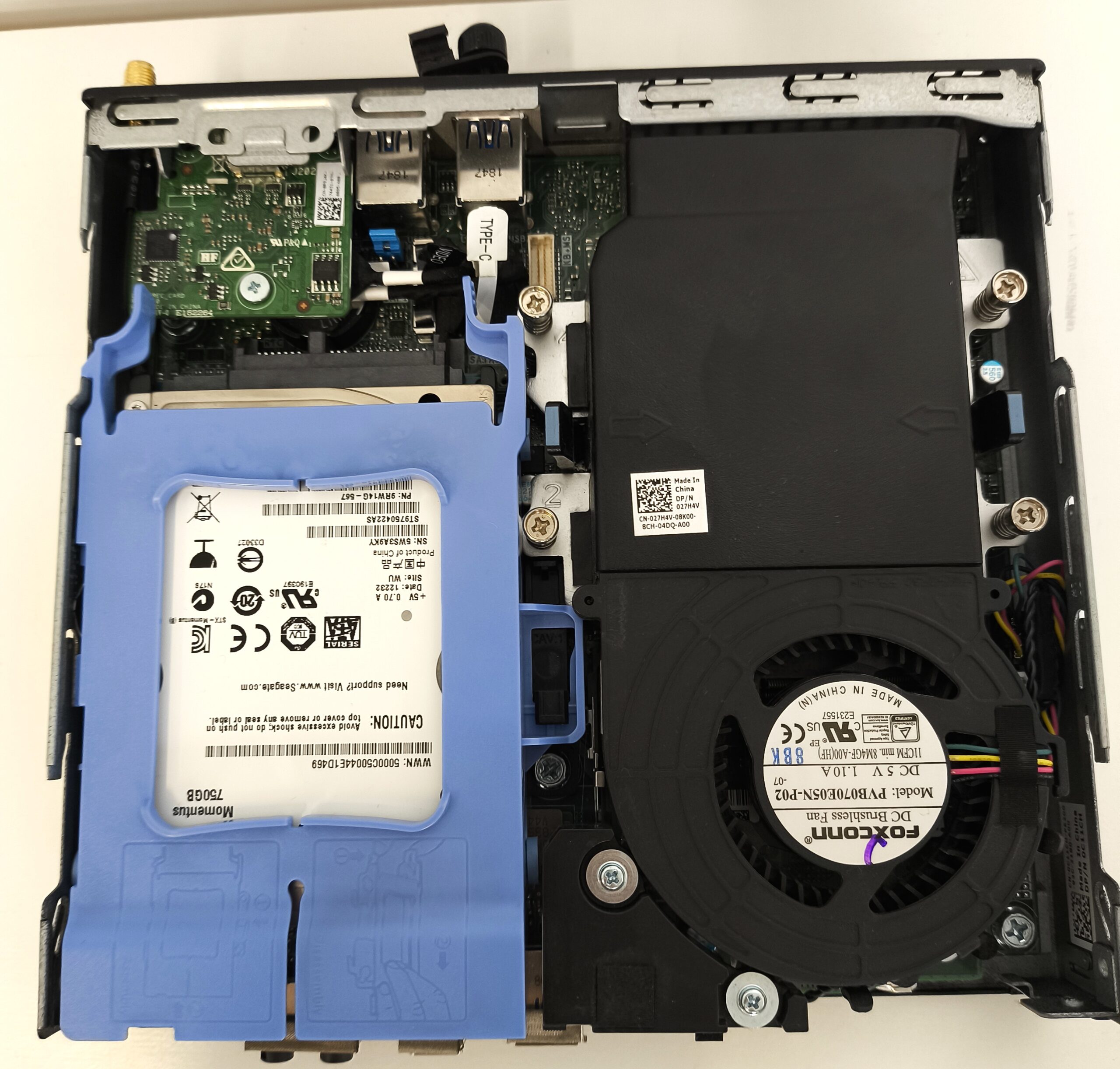 Komputer DELL OptiPlex 5060 Micro PC Core i5-8600T 8GB 256GB SSD 750GB HDD WiFi Windows 11 - obrazek 8