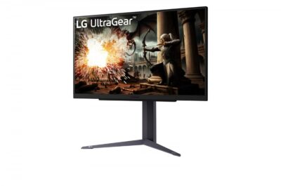 Monitor LG Electronics 32 cale 32GS75Q-B QHD UltraGear 180Hz, 1ms, 400 dc, DP, HDMI, Pivot, HAS