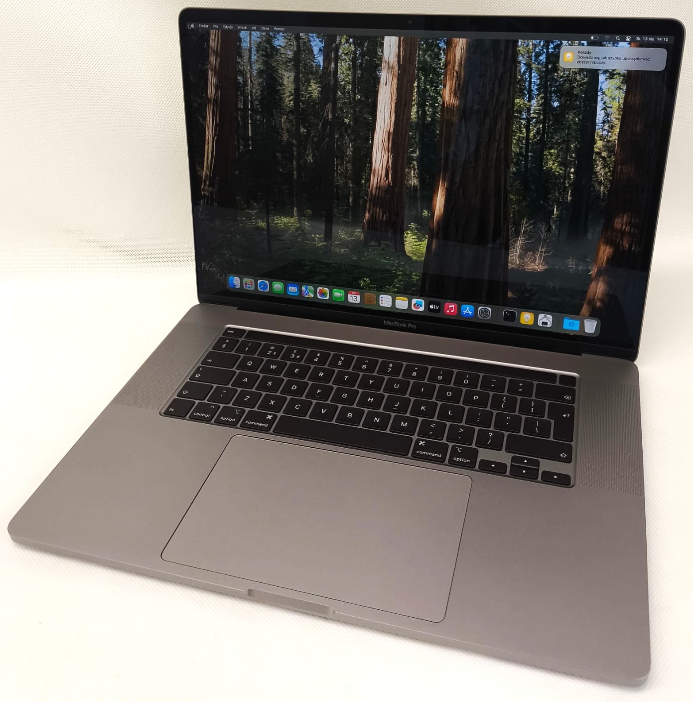 Laptop MacBook PRO 16" TouchBar Core i9-9880H 32GB 1TB Radeon Pro 5500M 3072x1920 - obrazek 2