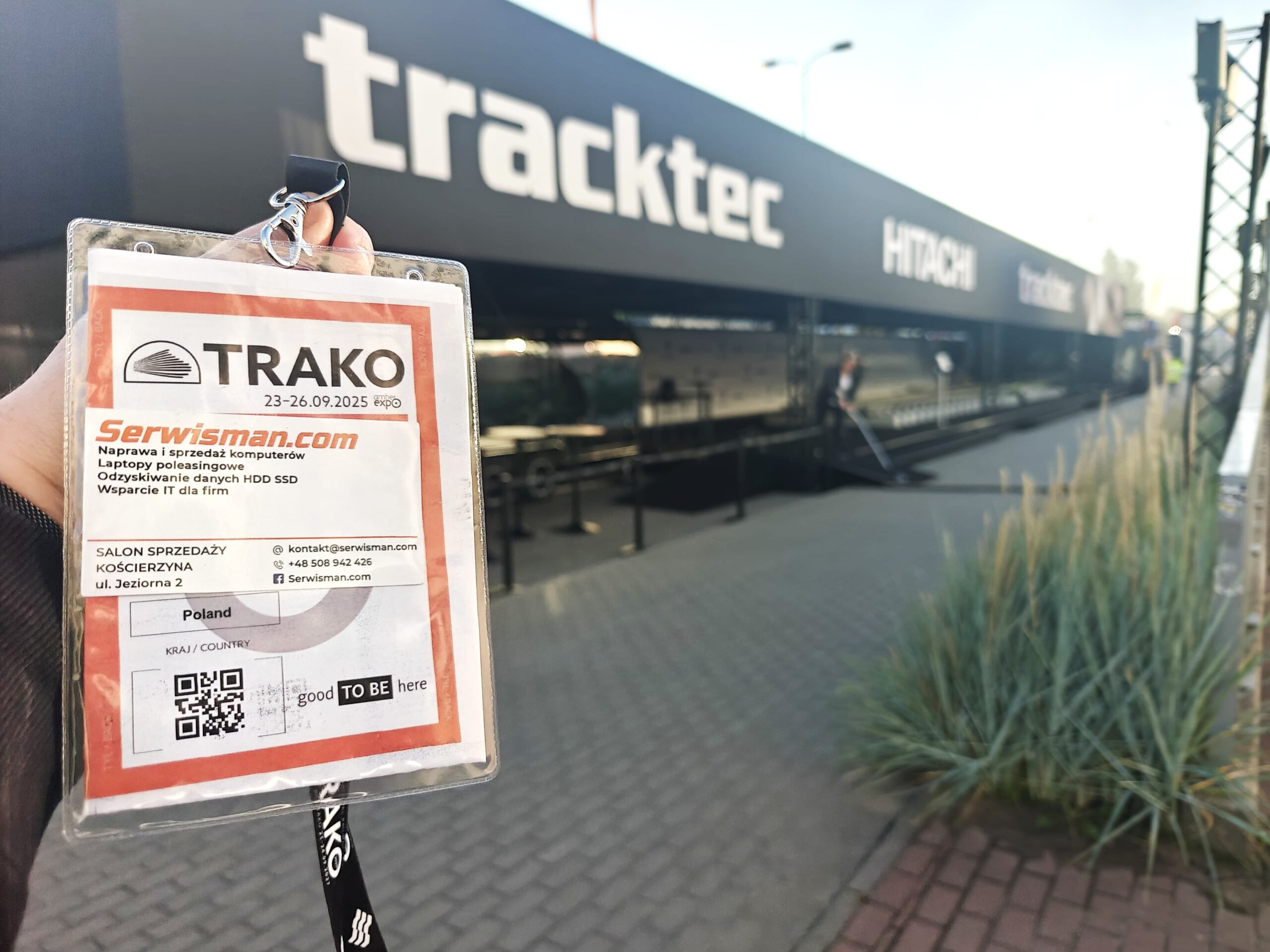 Serwisman na targach TRAKO 2025 – nasze wsparcie IT dla największego wydarzenia kolejowego w Polsce