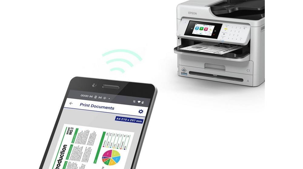 Urządzenie wielofunkcyjne EPSON WF-M5899DWF monochrom WiFi USB RJ45 USB A4 ADF - obrazek 3